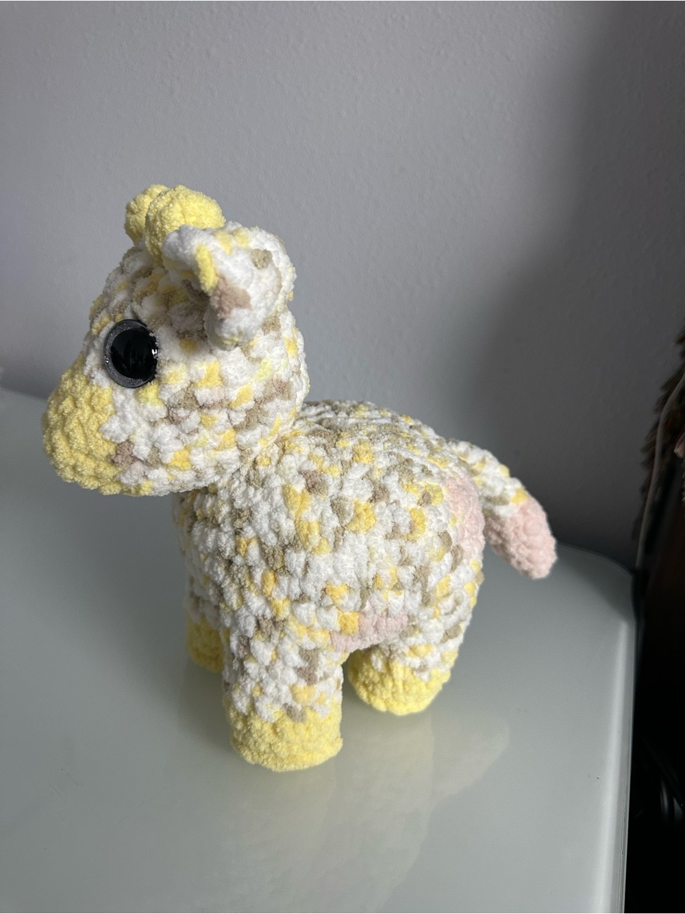 Handmade Crochet Cow Plushie - Picture 5 of 8